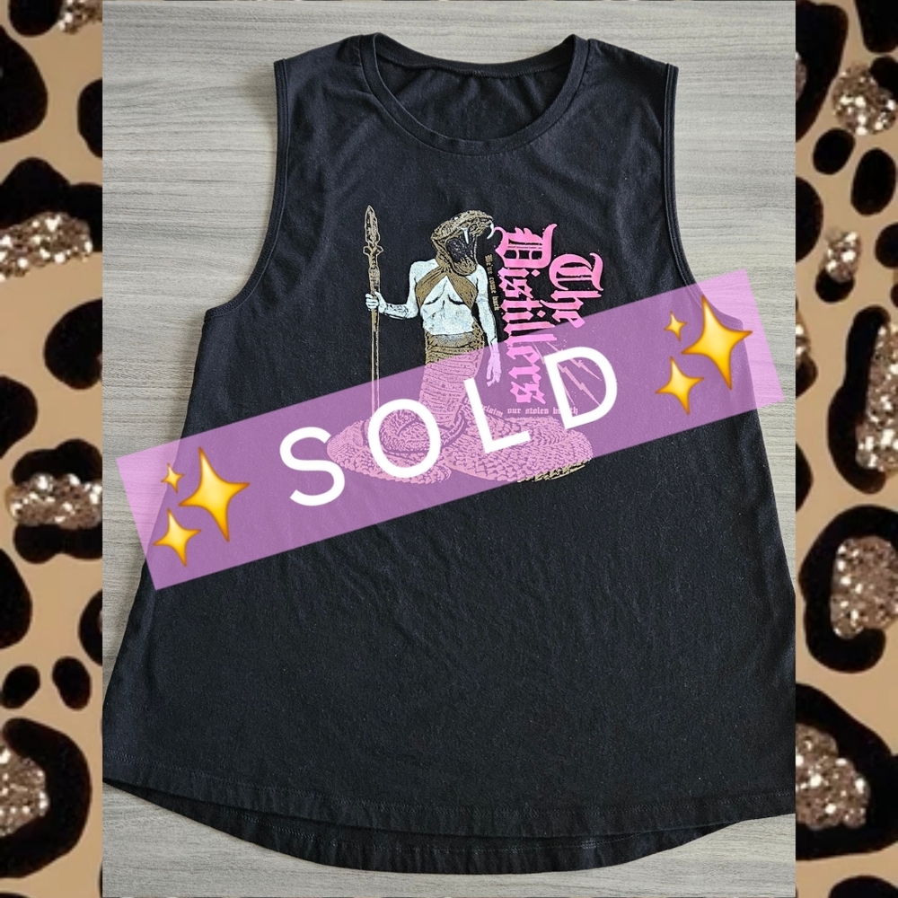 THE DISTILLERS tank Top Large Excellent Condition